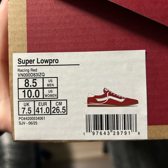 Vans Super Lowpro - Racing Red - Picture 6 of 11